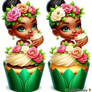 "Cupcake Doubles - Twice as Nice": Original Artwork